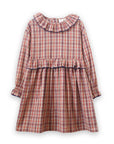 Ruffle Collar Dress | Lille Check