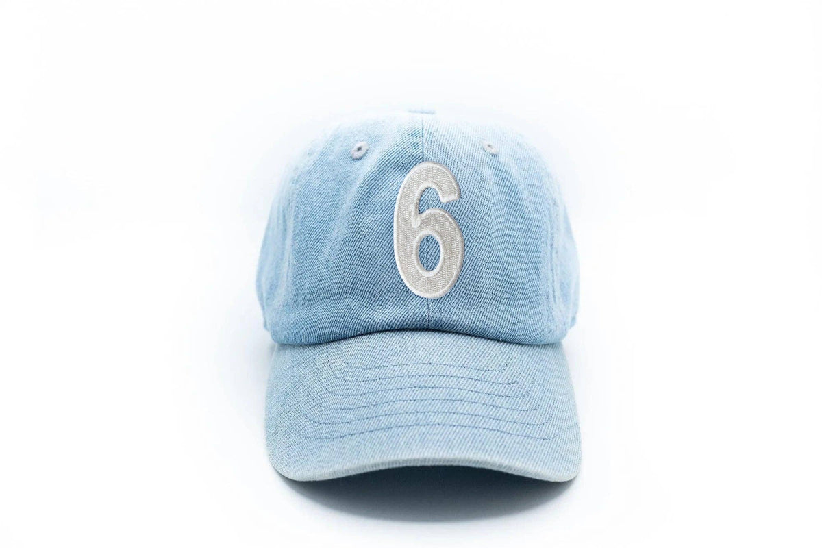 Denim Number Baseball Hat: 1 / Toddler (1Y-4Y)