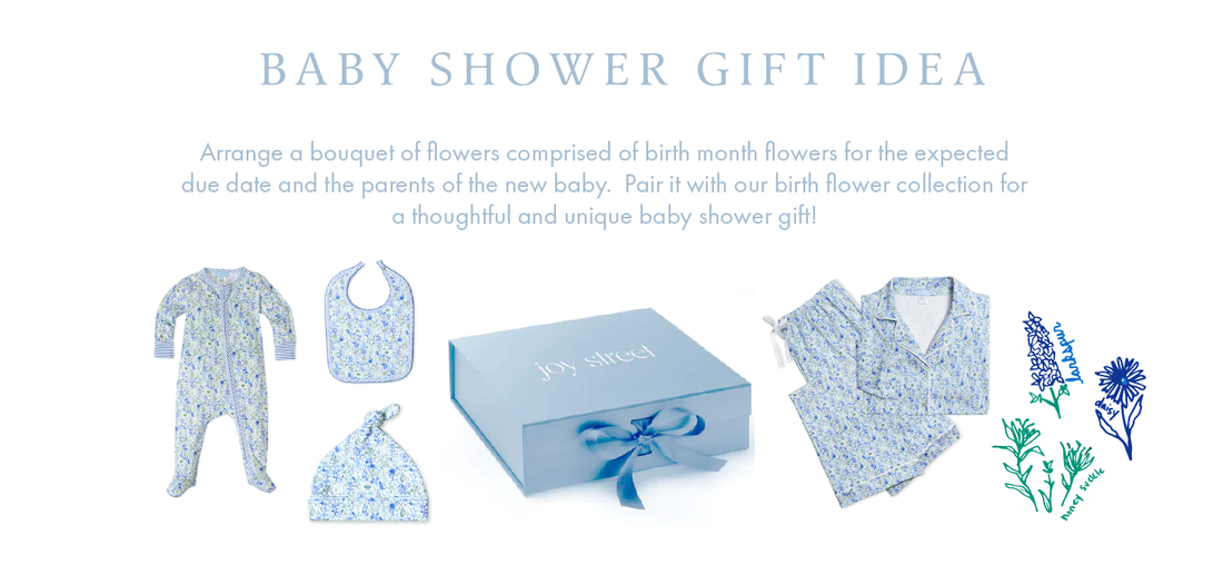 Joy Street Birth Flower Baby Shower Gift Idea