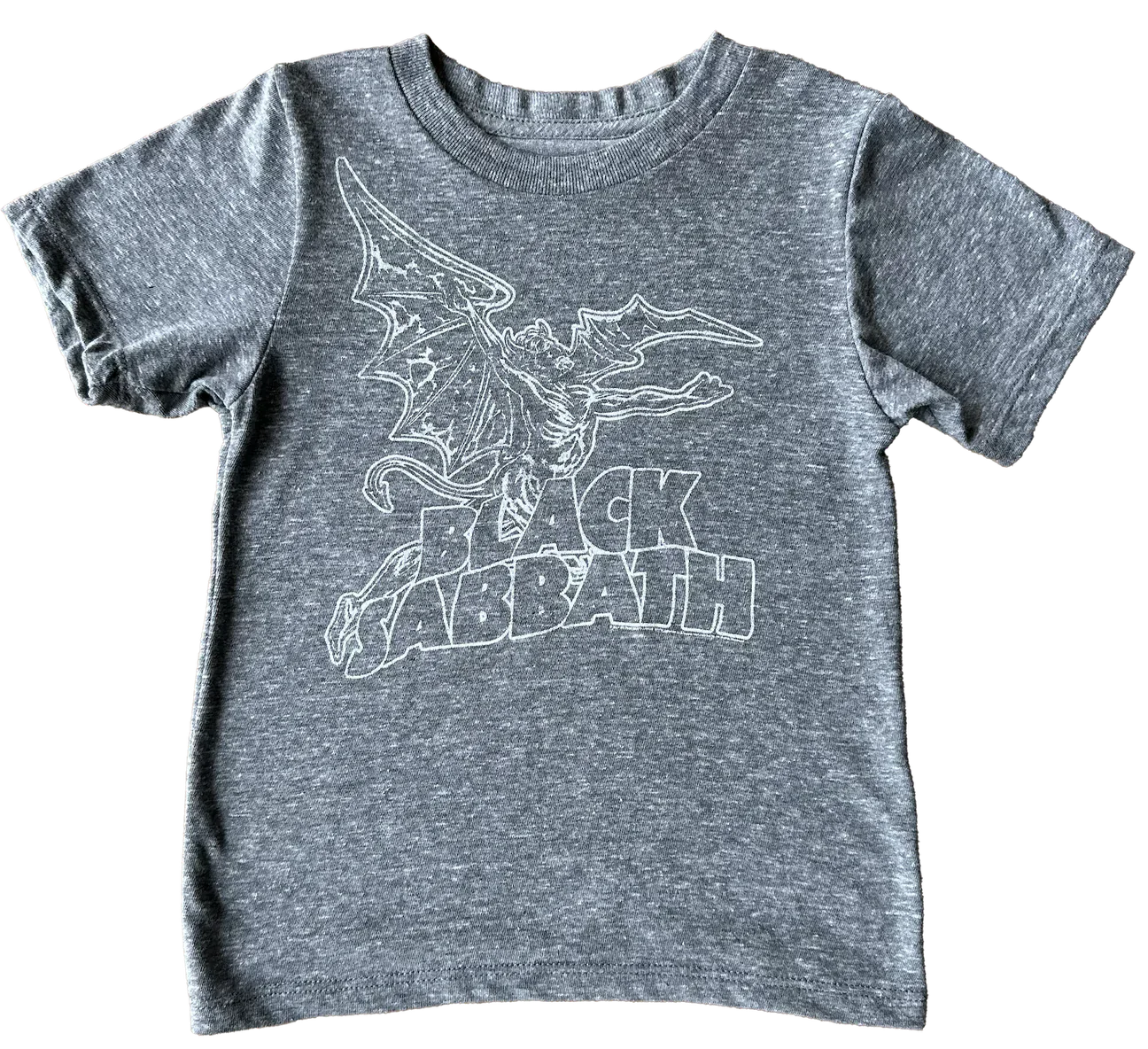Rowdy Sprout Black Sabbath Short Sleeve Tee, Tri Grey |Mockingbird Baby & Kids
