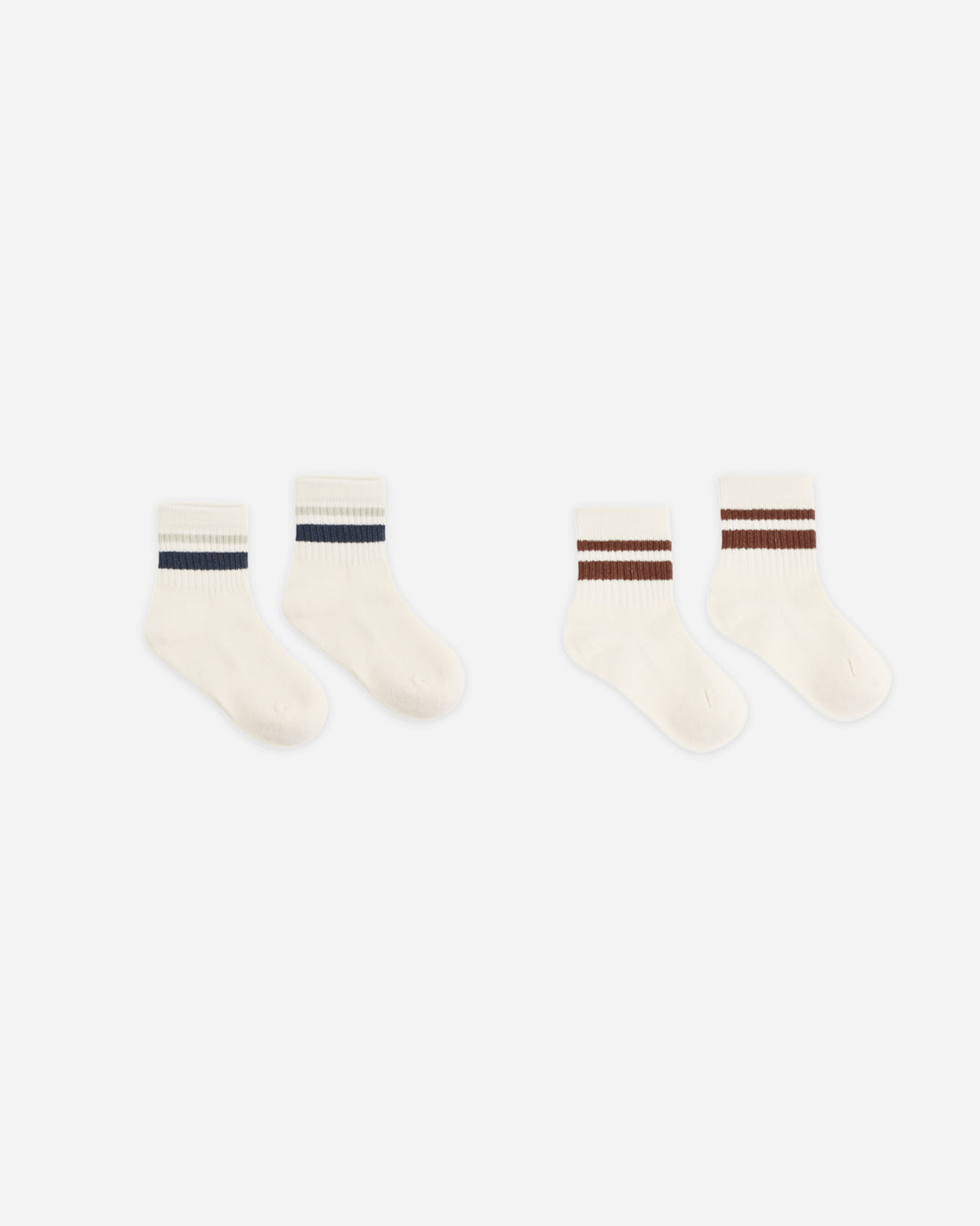 Rylee + Cru Sock Set in Fog &amp; Mulberry