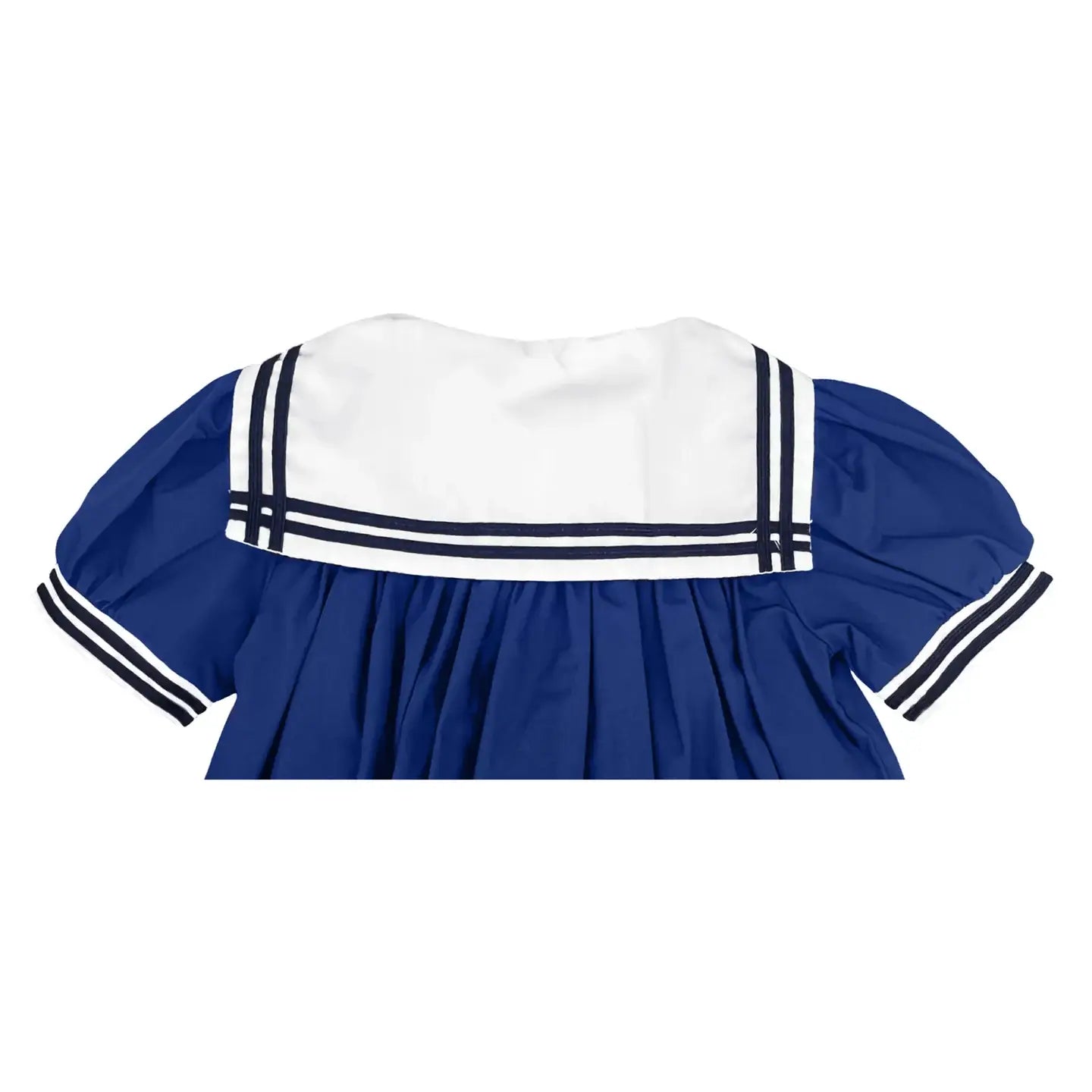 Nautical Sailor Dress: Navy