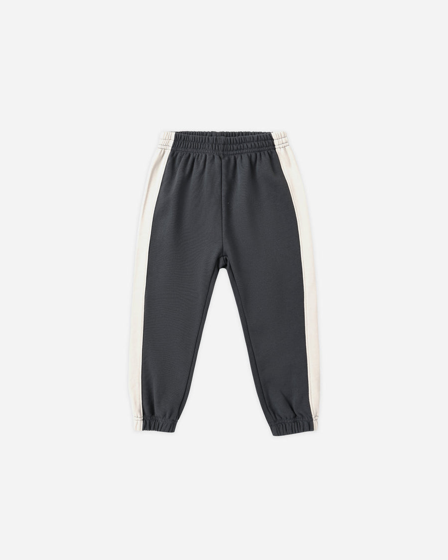 Rylee + Cru Paneled Sweatpant in Midnight
