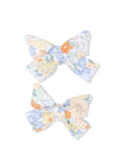 Georgia Floral - 2 Pack Bow Clips: O/S