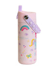Core Insulated Pop Fidget Handle Bottle 18oz - Unicorn Rainbow