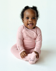 Footie - Peony: 0-3 M