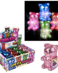 4.5" Sparkle Light-Up Puffer Gummy Bear - LLB Toys