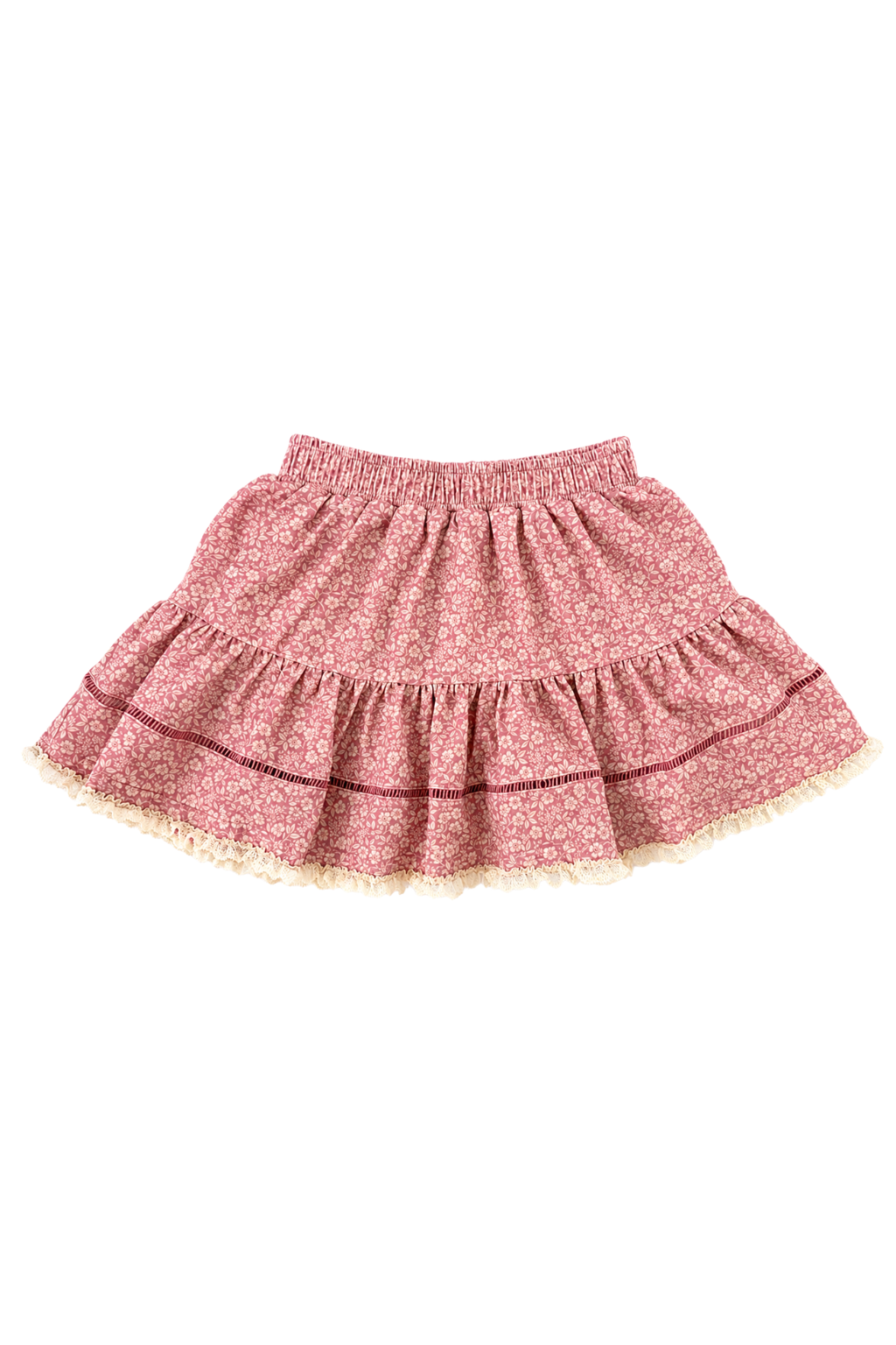 Pink Floral Skirt