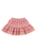 Pink Floral Skirt