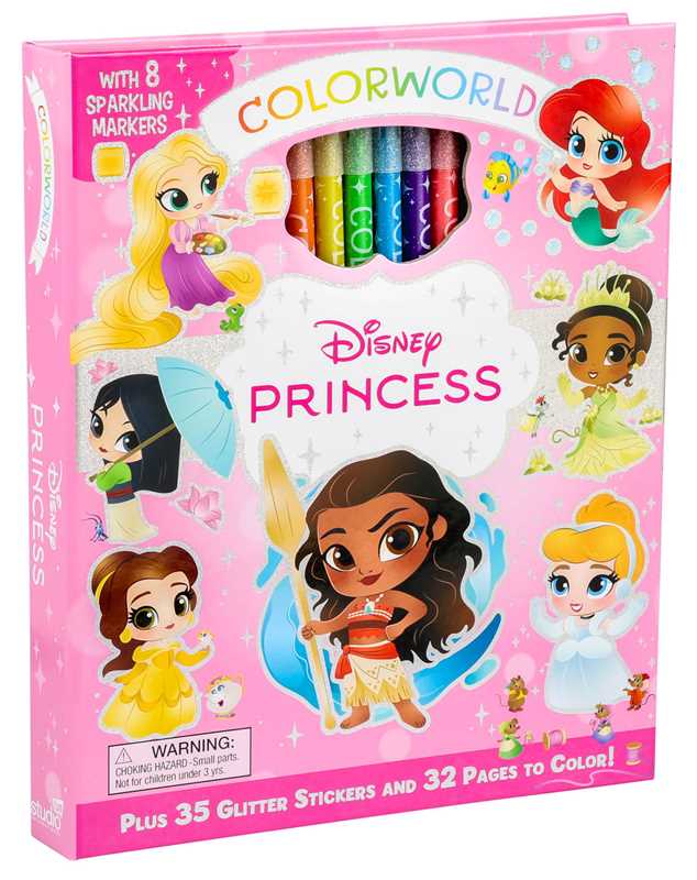 Colorworld: Disney Princess by Editors of Studio Fun International: Kit - Paperback; 64 pages / English