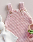 Teether Strawberry Pink Crochet Rattle Baby Toy Spring