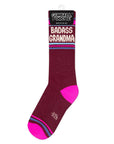Badass Grandma Gym Crew Socks