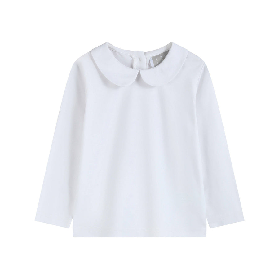 White Collared Shirt