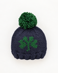 Indigo Shamrock Beanie