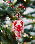 Needlepoint Icon Ornament - Lobster