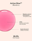 Vernis à Ongles - Active™ Glow Care Polish: Blueberry