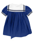 Nautical Sailor Dress: Navy
