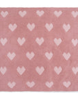 Chenille - Blush and Rose Heart Blanket