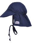 Kids UPF50+ Girls and Boys Original Flap Hat with Ties