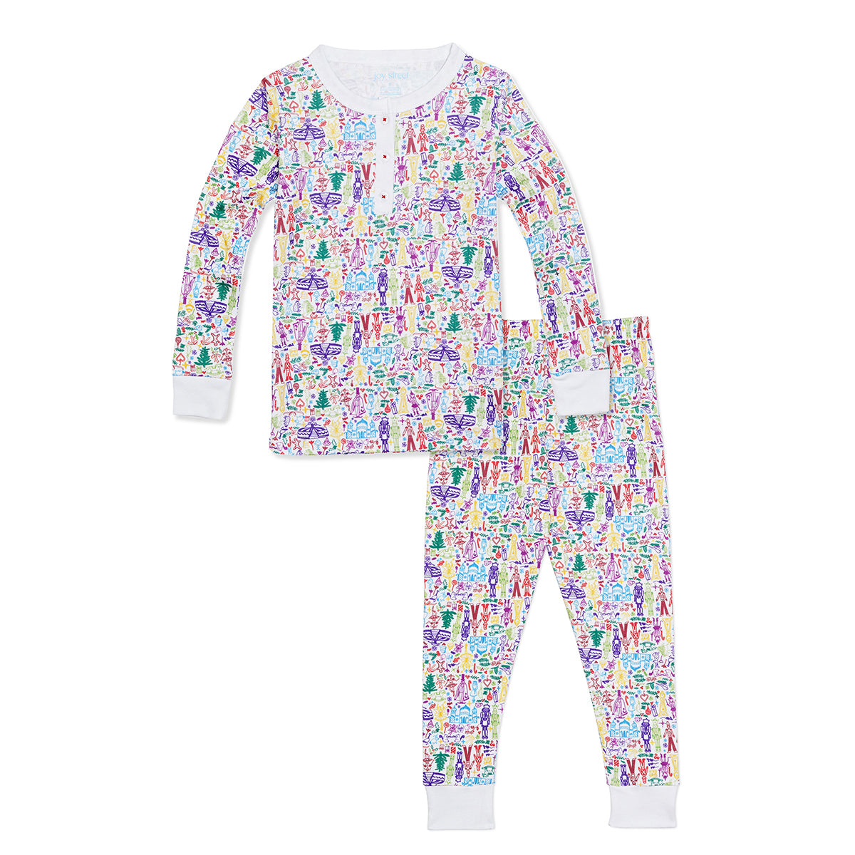 Joy Street Kids Christmas Nutcracker Two Piece pajamas