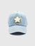 Glitter Gold Terry Star Patch Hat - Denim, Toddler (1Y-4Y)