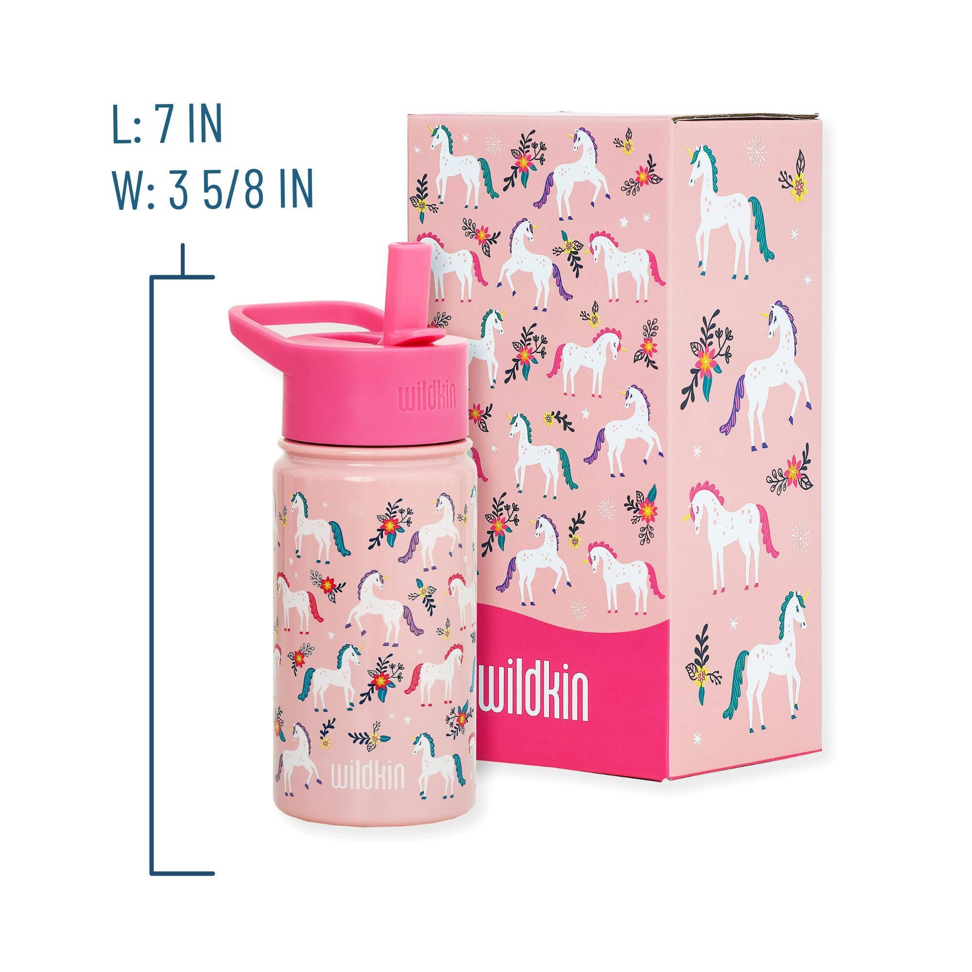 Magical Unicorns 14 oz Stainless Steel Water Bottle