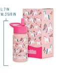 Magical Unicorns 14 oz Stainless Steel Water Bottle
