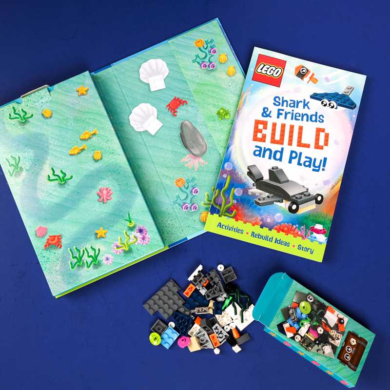 LEGO Books: Shark &amp; Friends Build and Play Box by AMEET Publishing: Kit - Paperback; 48 pages / English