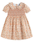 Fall Floral Collared Dress