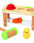 FARM | TAP TAP VEGETABLES | WOODEN TOY | AGES 12 MONTHS+