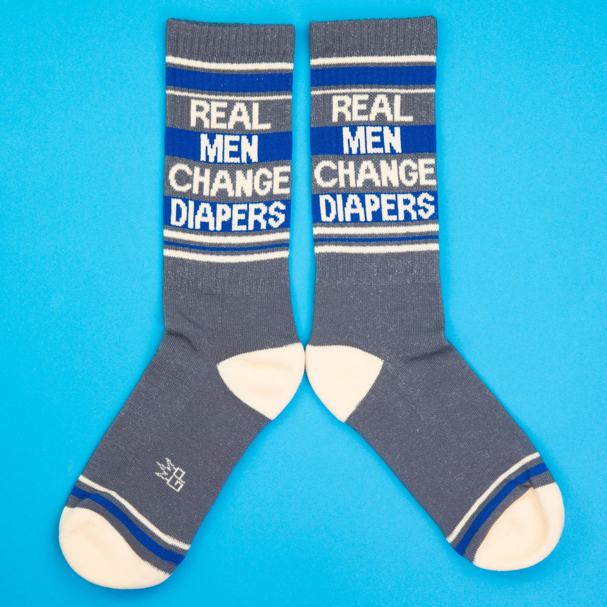 Real Men Change Diapers Gym Crew Socks