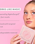 UNDEREYE Rosé Hydrating Under Eye Masks
