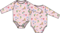 Breakfast Club Pink - Long Sleeve Bodysuit