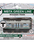Boston MBTA Green Line Wooden Toy Train