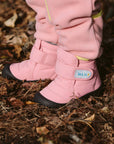Dusty Pink | Toasty-Dry Booties: 8 Toddler / Water Resistant