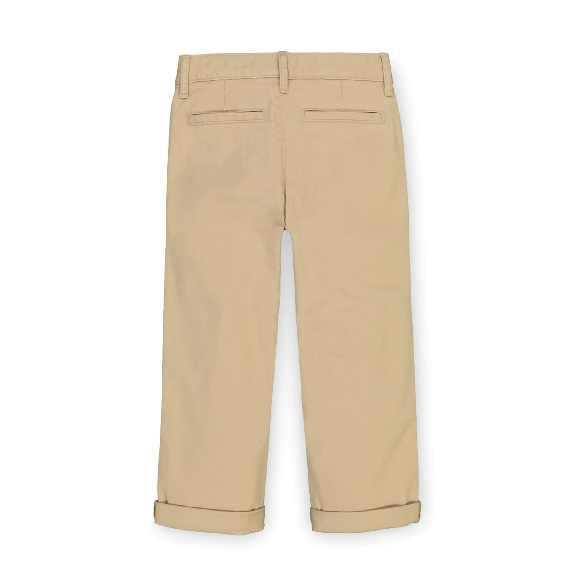 Organic Stretch Twill Chino: Stretch Khaki