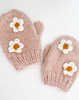 Blush Flower Mittens | Baby & Toddler