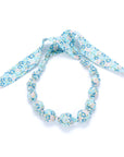 Girls Pastel Floral Fabric Necklace