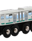 Boston MBTA Green Line Wooden Toy Train