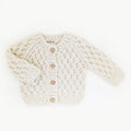 Fisherman Knit Cardigan Sweater