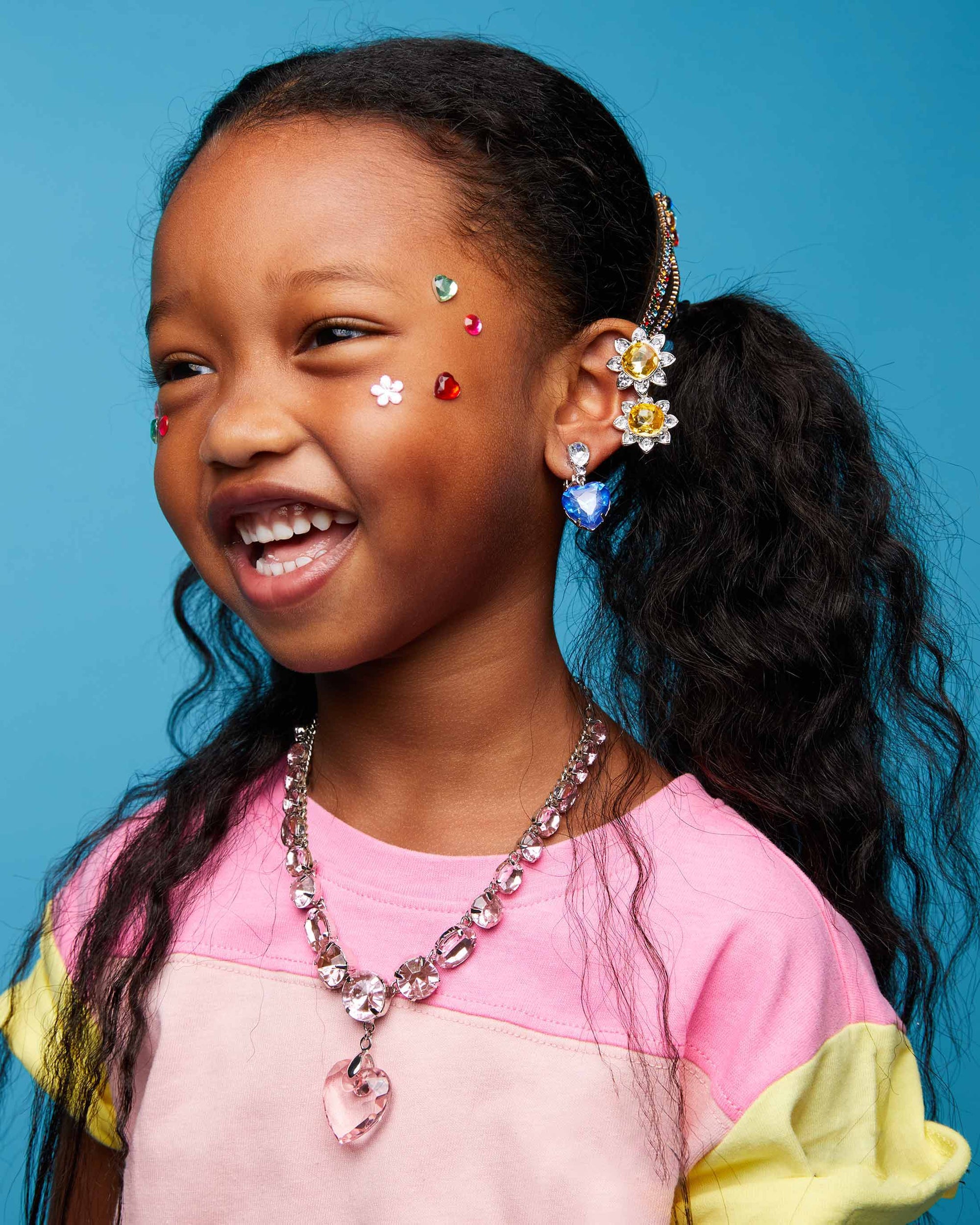 Pink &amp; Blue Necklace Set