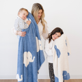 DOUBLE-LAYER BAMBONI® RECEIVING BLANKETS: Elephant Double Layer