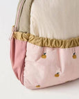 Cute Embroidered Apple Mini Backpack for Kids: Embroidered Apple Design