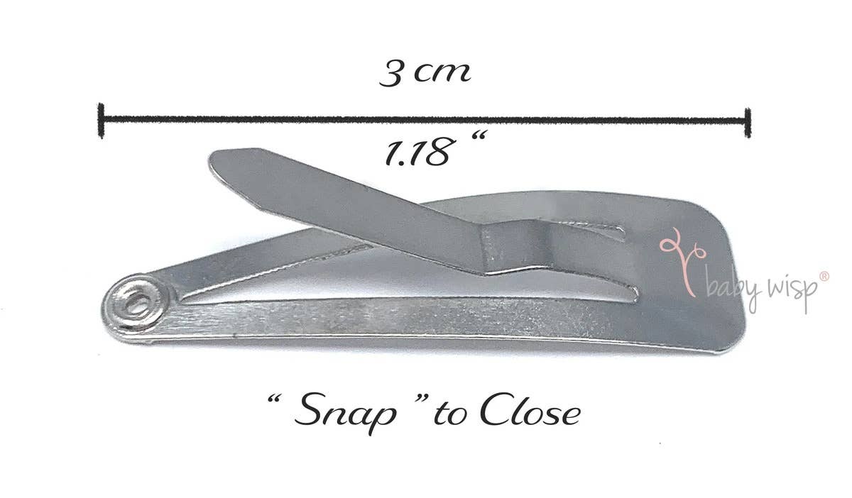 5 Chelsea Boutique Grosgrain Bows on Snap Clips Desertspring