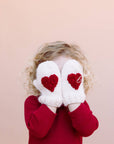 Heart Knitted Baby & Kids Mittens