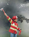 Fireman Costume Set for Children - Role-Play - (sz 4-7 yrs)