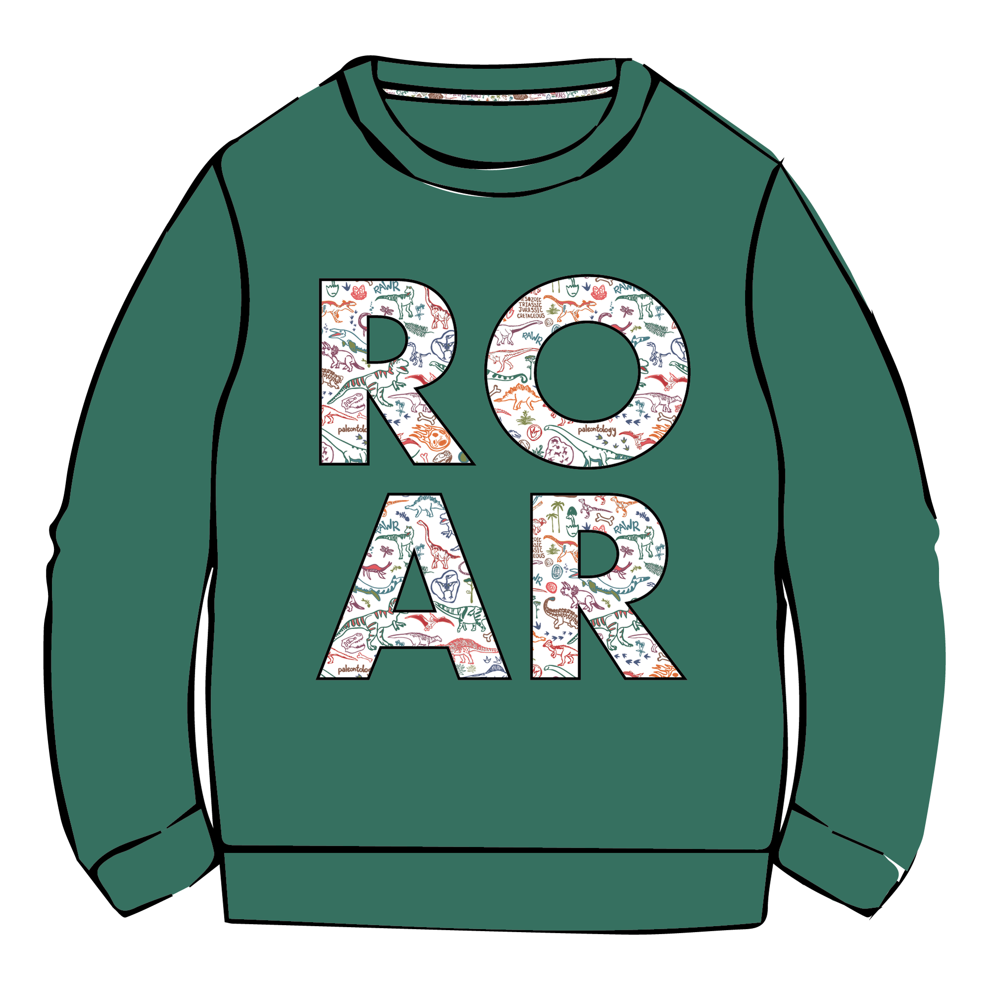 Dino Sweatshirt CAD 1