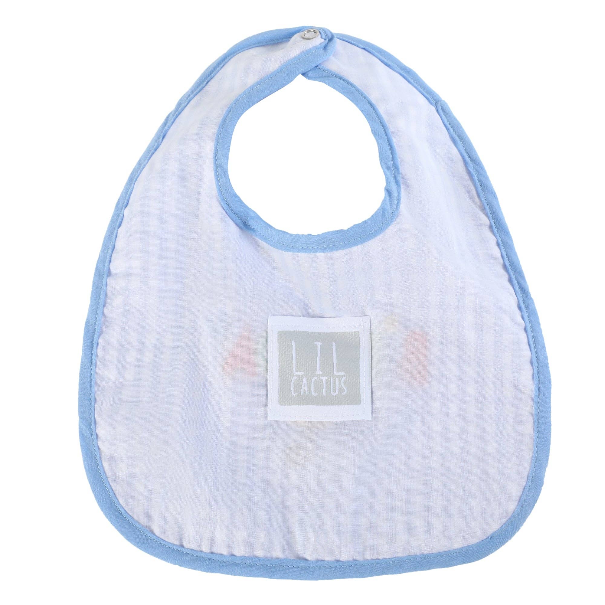 Blue Gingham &#39;Birthday Boy&#39; Bib