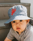 Lobster Chambray Bucket Hat Baby & Toddler
