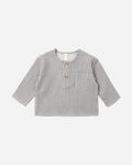 Quincy Mae Rory Shirt in Midnight Gingham
